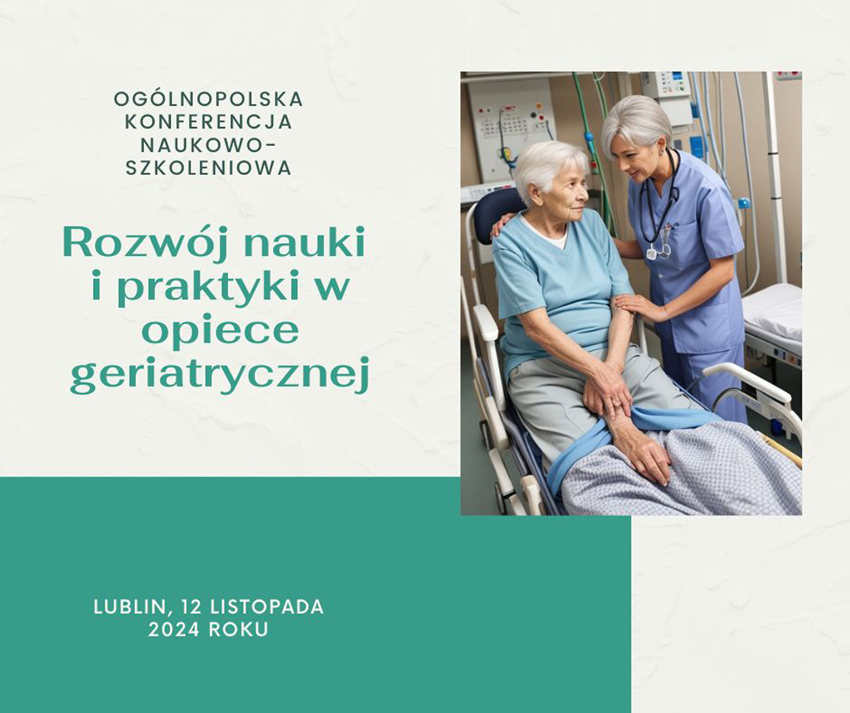 konferencja geriatryczna plakat