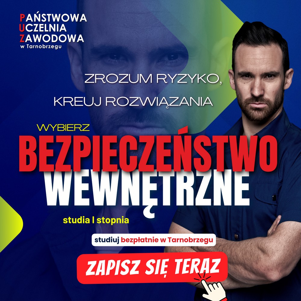 grafika promuje studia na kierunku bezpieczeństwo wewnetrzne