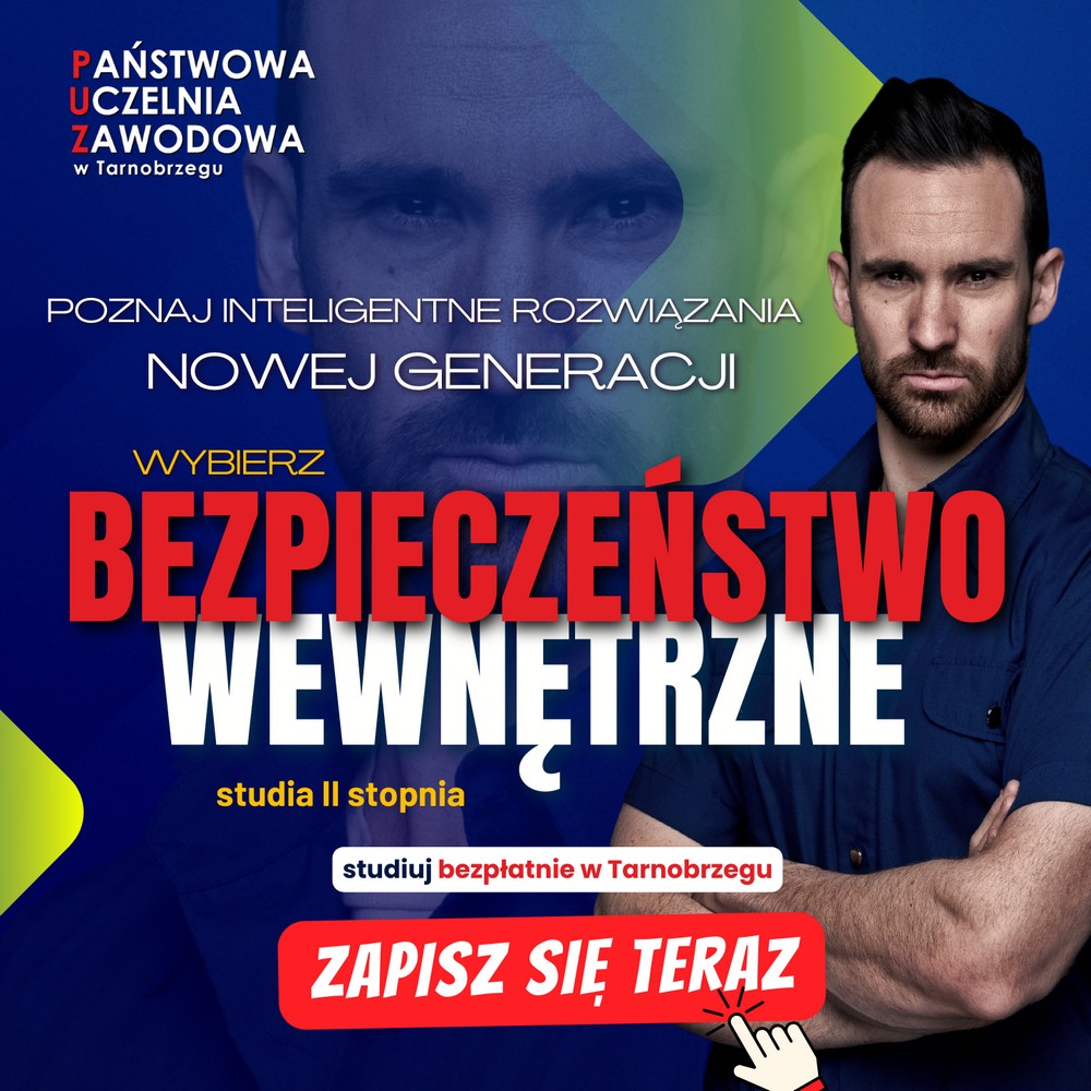 grafika promuje kierunek bezpieczeństwo wewnętrzne studia drugiego stopnia