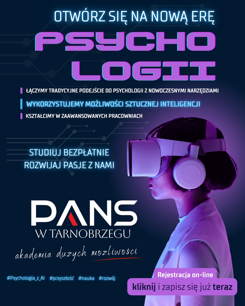 grafika promuje kierunek psychologia