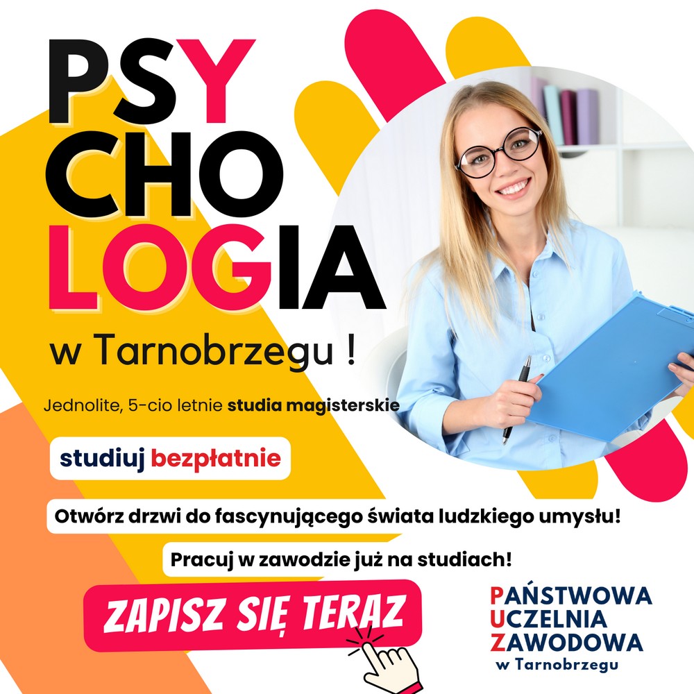 grafika promuje kierunek psychologia